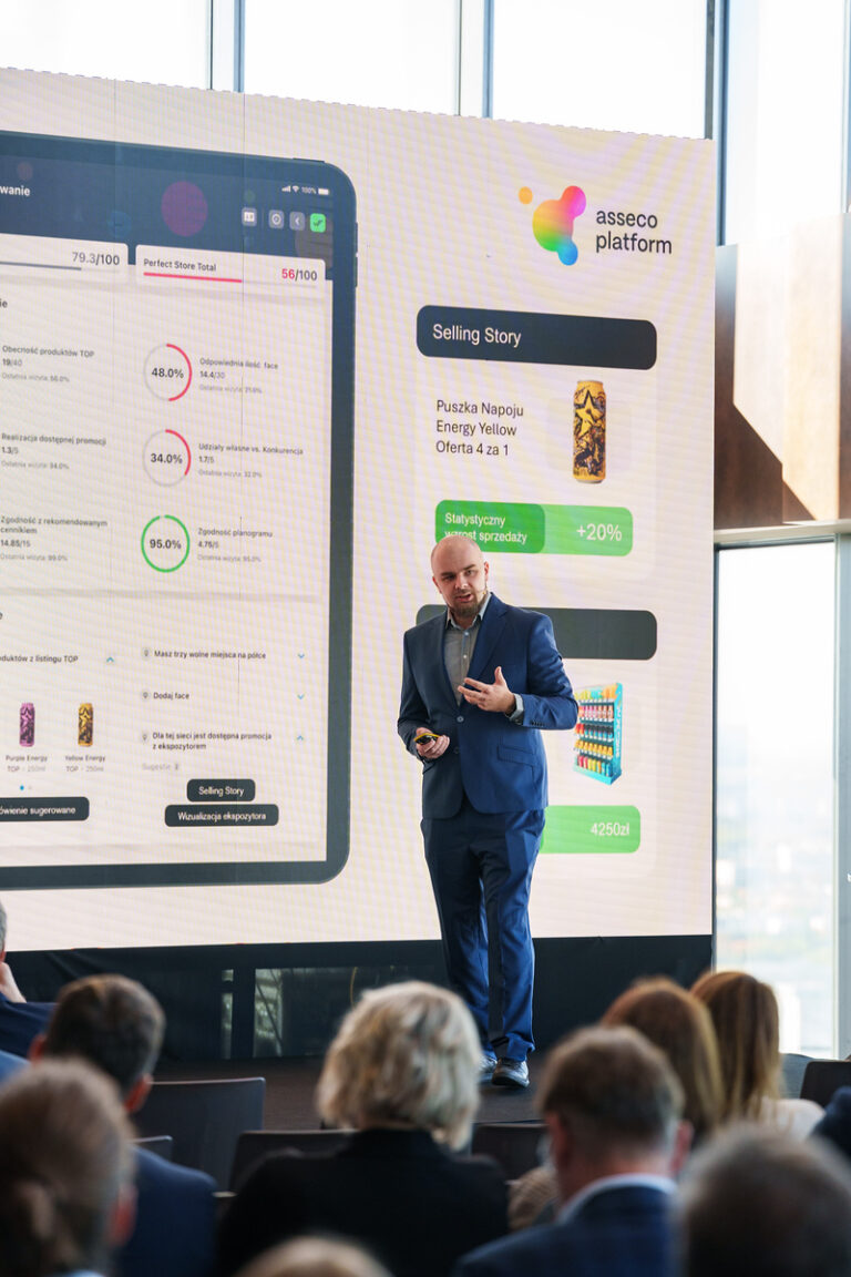 Piotr Łapiński at the Asseco Platform 2024 Conference