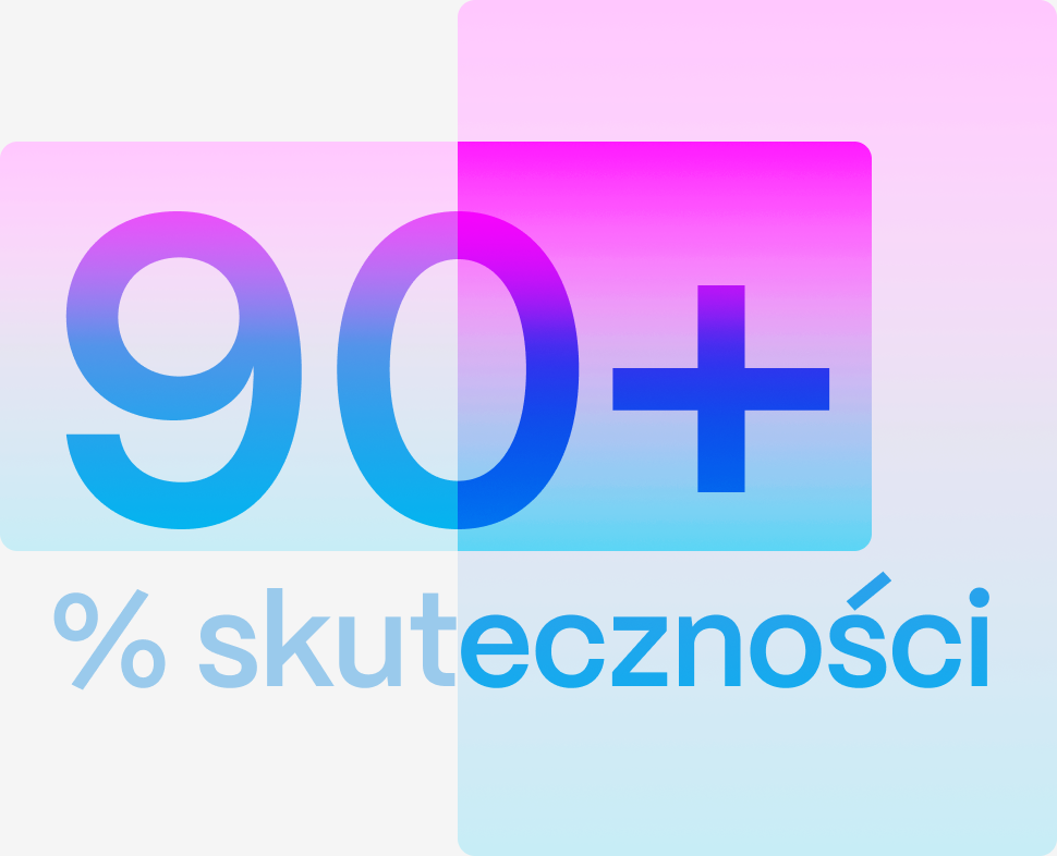 Obrazek prezentujący wartość 90% skuteczności