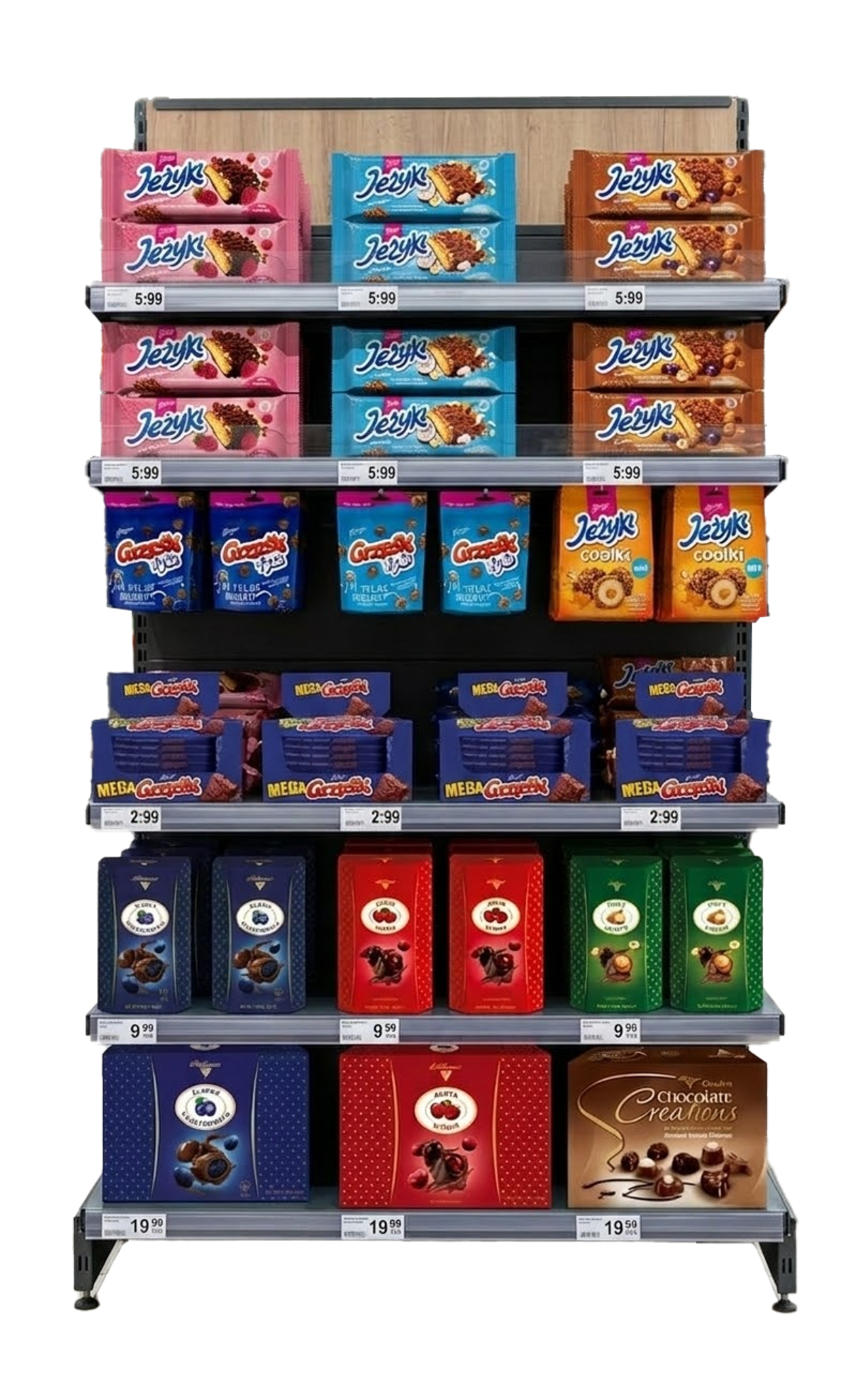 In-store confectionery promotional display — Asseco Platform
